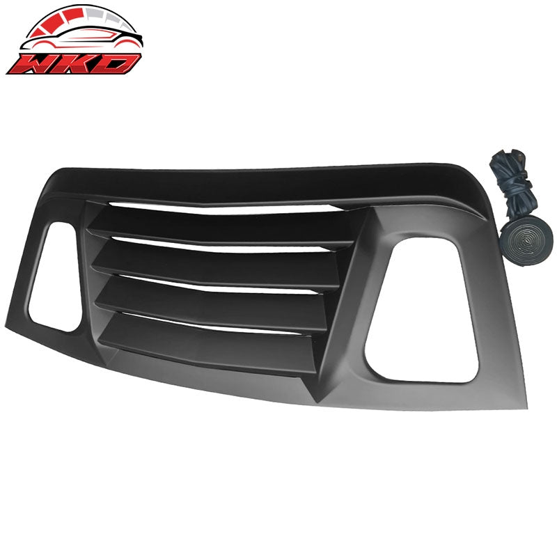 Wholesale 08-23 Dodge Challenger Window Louver Sun Shade Cover Unpainted ABS