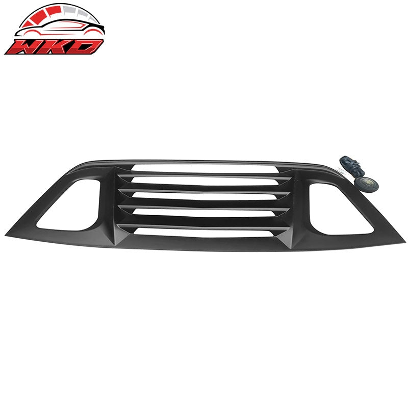 Fits 08-23 Dodge Challenger Window Louver Sun Shade Cover Unpainted ABS