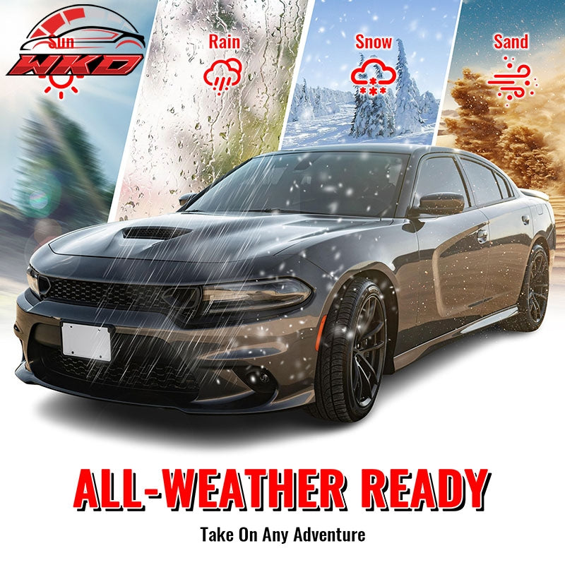 Fits 15-23 Dodge Charger 19 SRT Hellcat Style Front Bumper Cover W/Fog Lamps PP