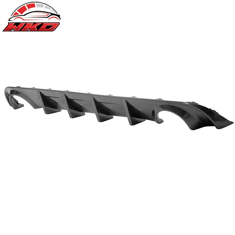 Fits 15-23 Dodge Charger Base SXT Rear Diffuser Splitter Carbon Fiber Print PP