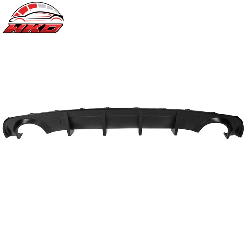 Fits 15-23 Dodge Charger Base SXT Rear Bumper Lip Diffuser Matte Black PP