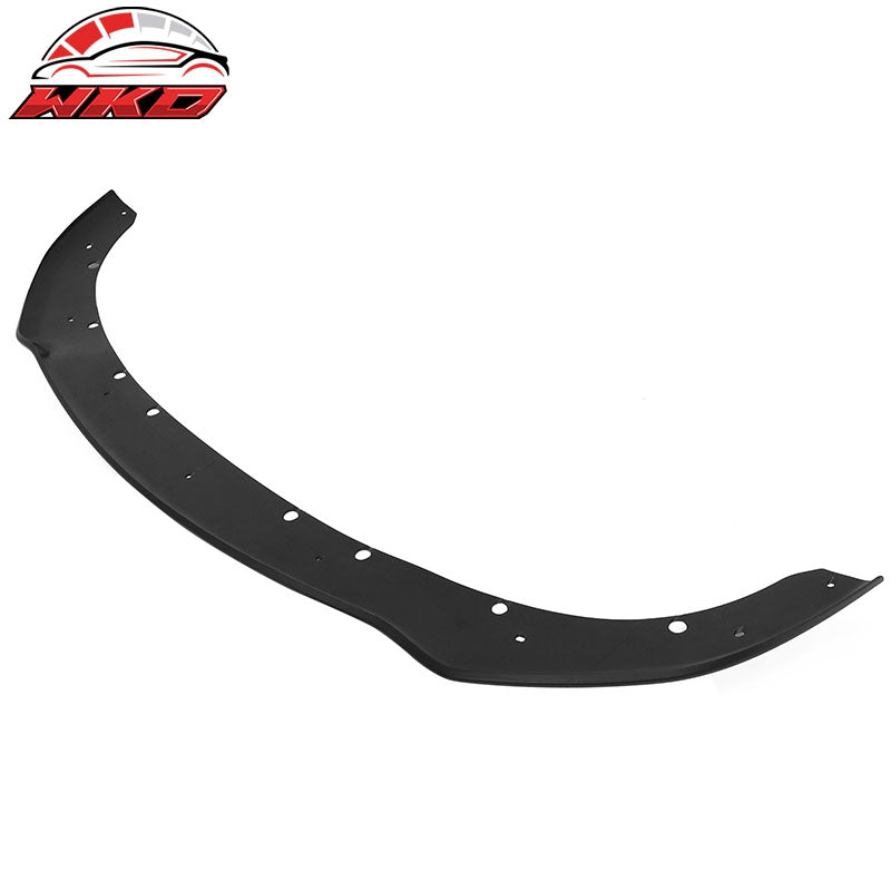 Fits 15-23 Dodge Charger Front Bumper Lip Protector Black - Only Fit IKON Bumper