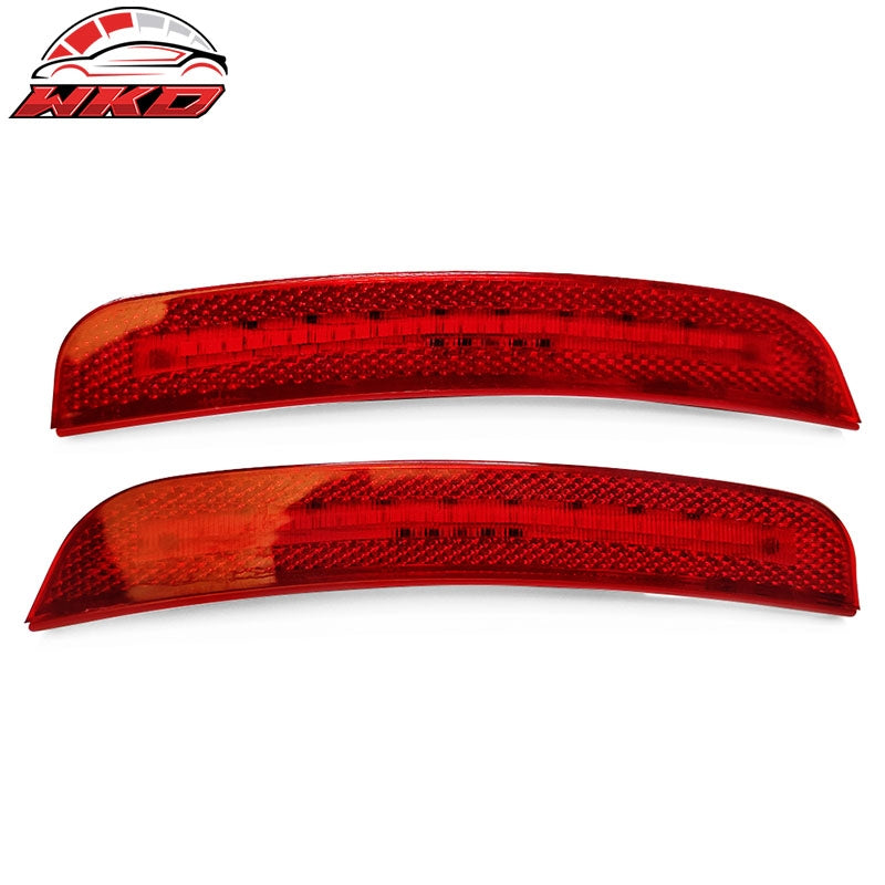 Wholesale 15-23 Dodge Charger 2PCS Front LED Side Marker Lights Turn Signal Lamp Red