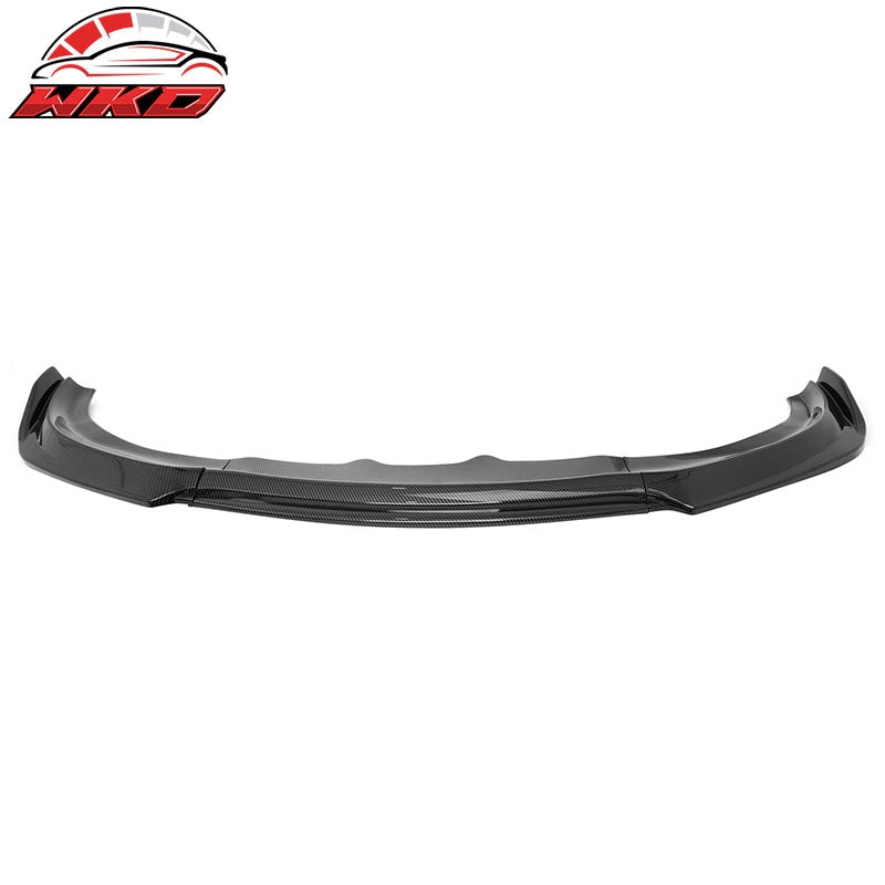 Wholesale 15-23 Dodge Charger IKON V2 Front Bumper Lip Spoiler Carbon Fiber Print PP - Wikond Auto