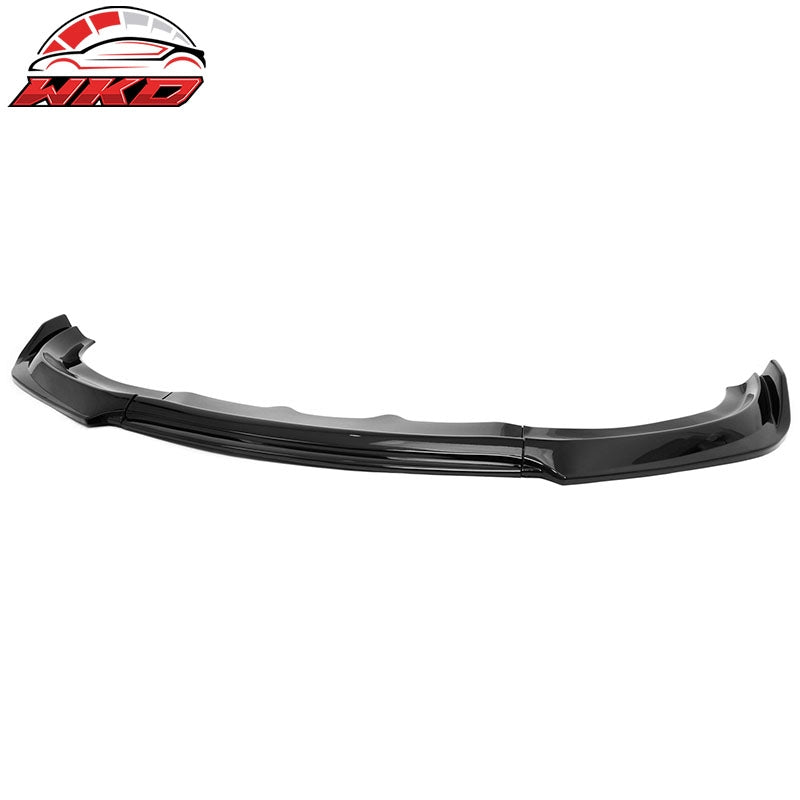 Wholesale 15-23 Dodge Charger IKON V2 Front Bumper Lip Spoiler Gloss Black PP 3PCS - Wikond Auto