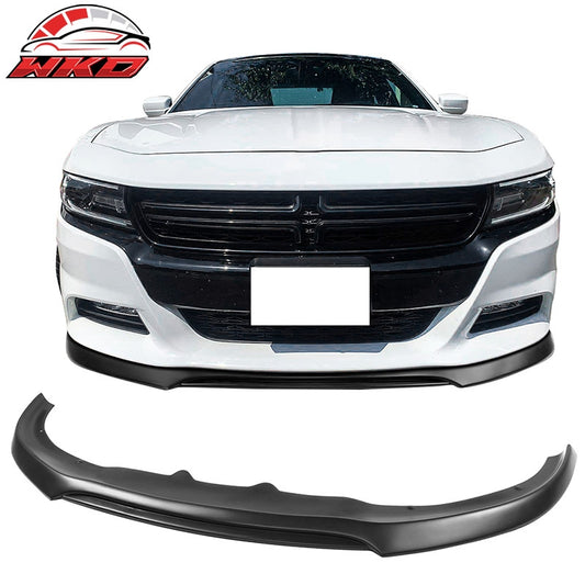 Wholesale 15-23 Dodge Charger IKON V2 Style Front Bumper Lip Spoiler Unpainted PP