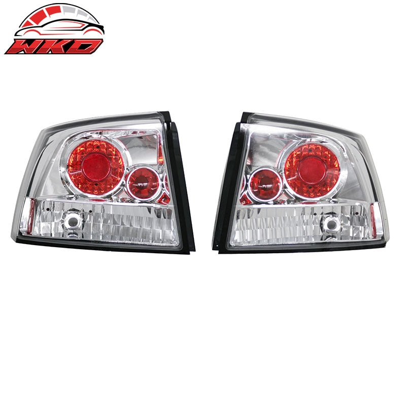 Fits 05-08 Dodge Charger Left Right RH LH Tail Lights Rear Brake Lamp Clear Lens