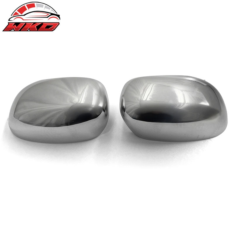 Fits 06-10 Dodge Charger 05-08 Magnum Side Full Mirror Covers Chrome ABS Pair