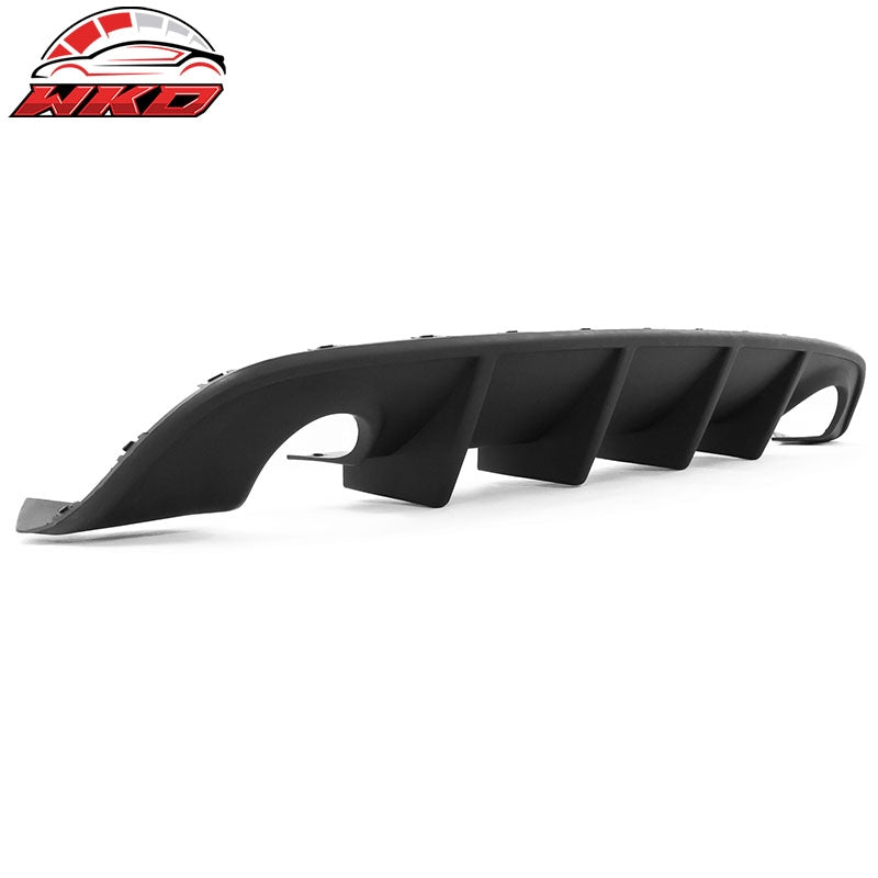 Fits 15-23 Dodge Charger OE Style Rear Bumper Diffuser w/ White Reflective Tape