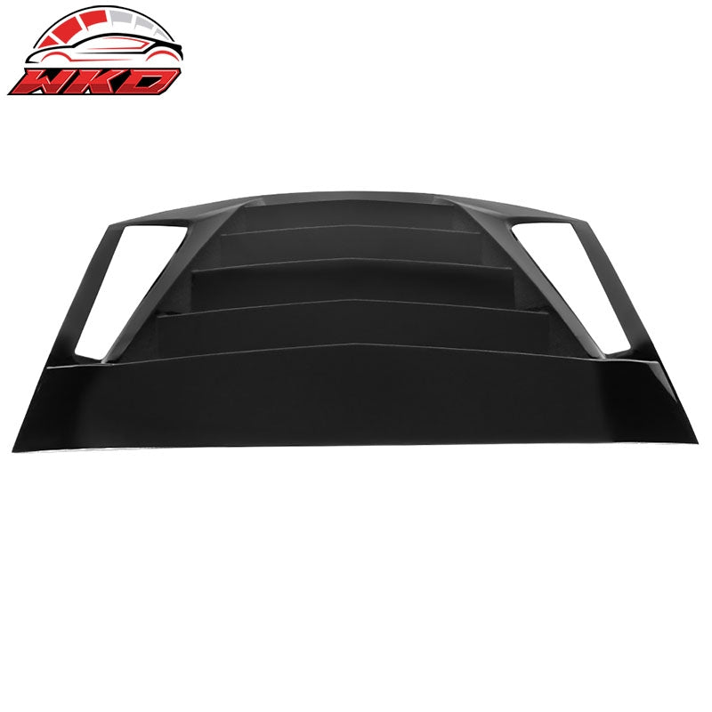 Fits 11-23 Dodge Charger Ikon V2 Style Rear Window Louver - Gloss Black