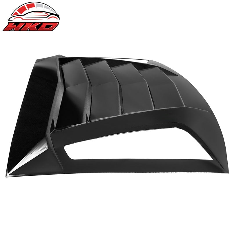 Fits 11-23 Dodge Charger Ikon V2 Style Rear Window Louver - Gloss Black