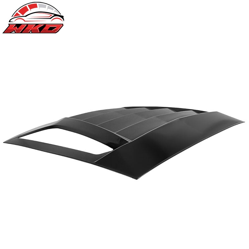 Fits 11-23 Dodge Charger Ikon V2 Style Rear Window Louver - Gloss Black
