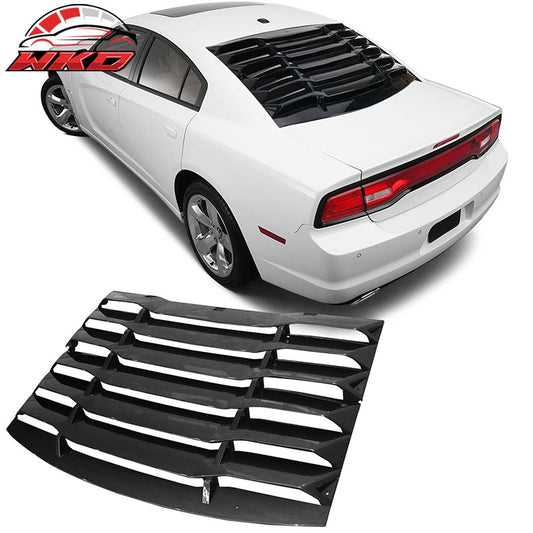 Wholesale 11-23 Dodge Charger Rear Window Louver Windshield Carbon Fiber Print 2PC