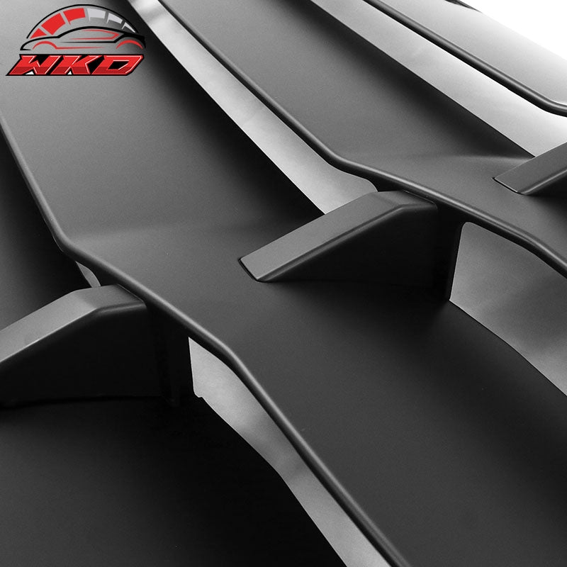 Fits 11-23 Dodge Charger 2PC Matte Black Rear Window Louver Windshield Cover ABS