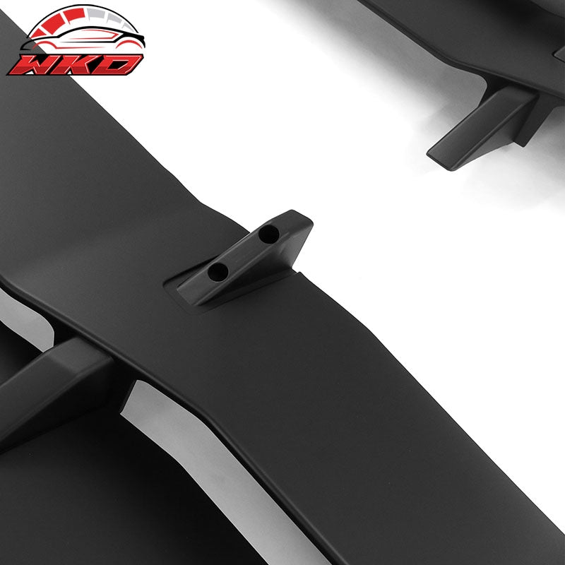 Fits 11-23 Dodge Charger 2PC Matte Black Rear Window Louver Windshield Cover ABS
