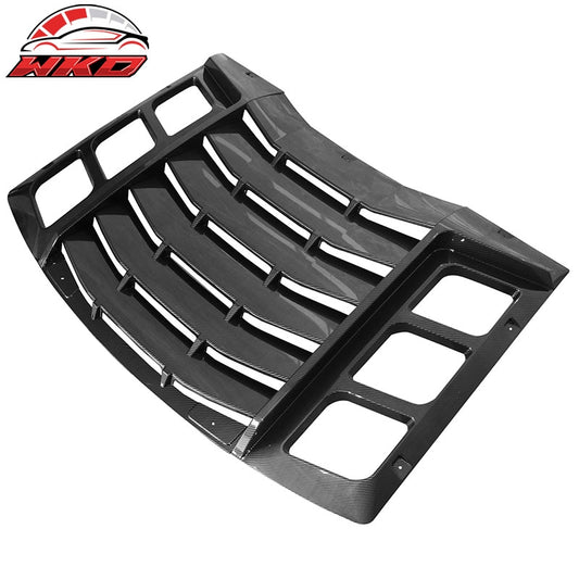 Wholesale 11-23 Dodge Charger IKON ABS Rear Window Louver Carbon Fiber Print 3PCS