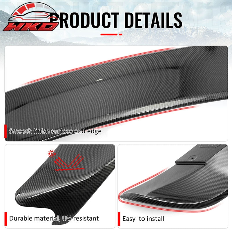Fits 15-23 Dodge Charger Redeye Carbon Fiber Print Rear Trunk Spoiler Wing ABS