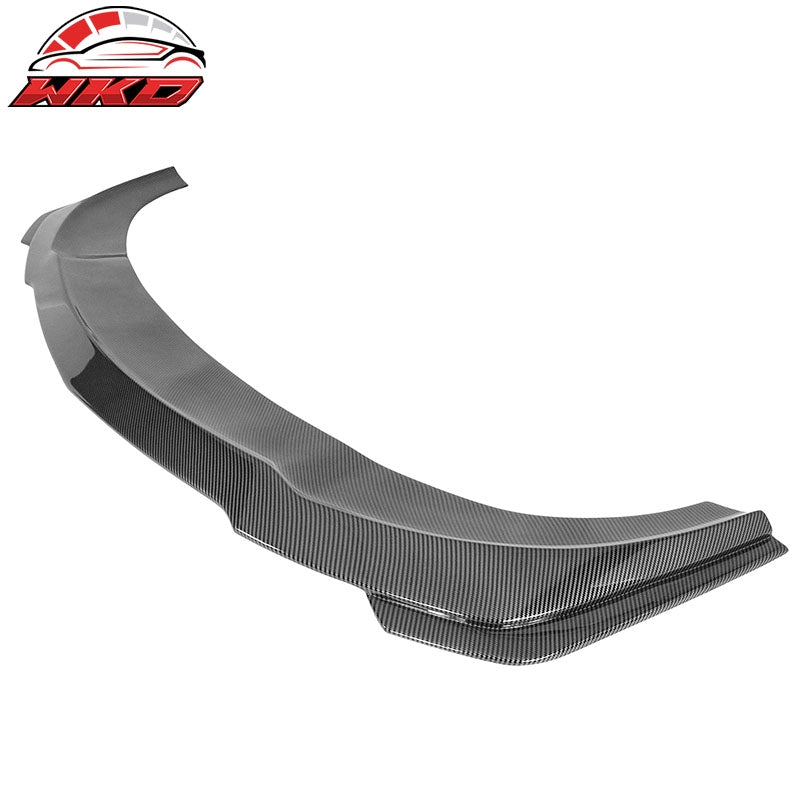 Fits 15-23 Dodge Charger SRT Front Bumper Lip Spoiler Carbon Fiber Print V3 PP
