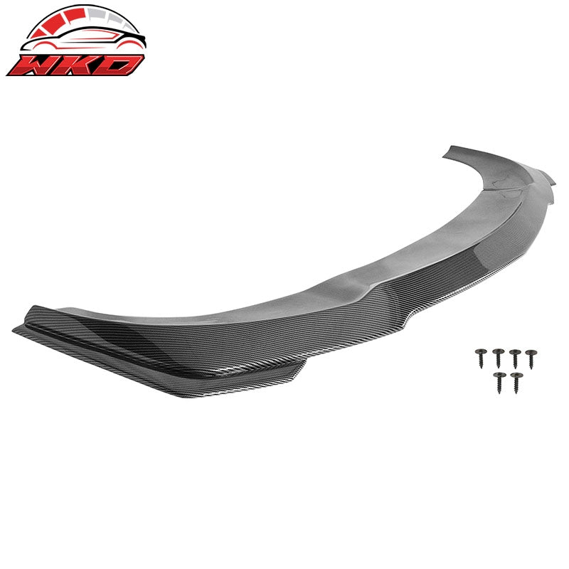 Fits 15-23 Dodge Charger SRT Front Bumper Lip Spoiler Carbon Fiber Print V3 PP