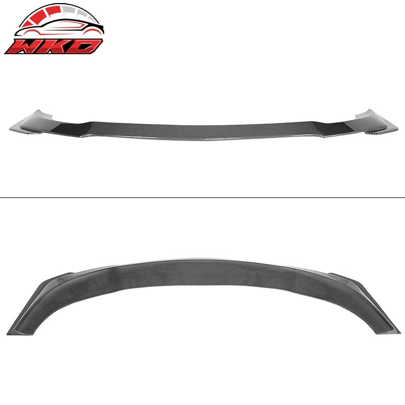 Fits 15-23 Dodge Charger SRT Front Bumper Lip Spoiler Carbon Fiber Print V3 PP