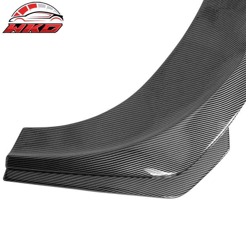 Fits 15-23 Dodge Charger SRT Front Bumper Lip Spoiler Carbon Fiber Print V3 PP