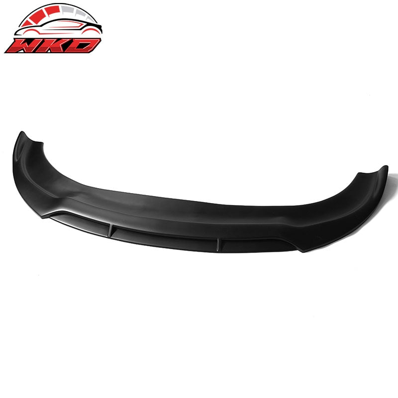 Fits 15-23 Dodge Charger SRT Front Bumper Lip Spoiler V2 Style PP Matte Black