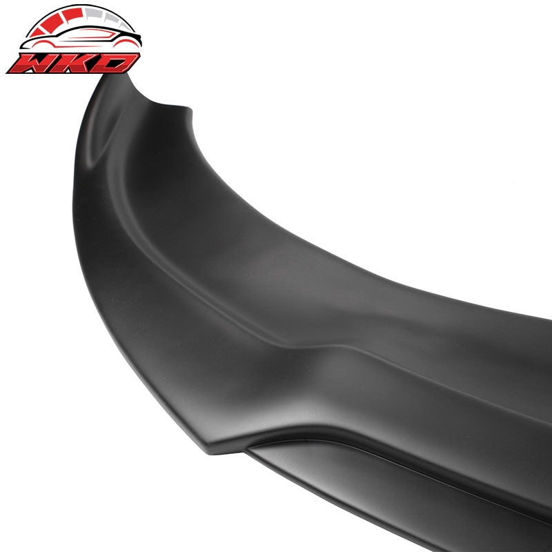 Fits 15-23 Dodge Charger SRT Front Bumper Lip Spoiler V2 Style PP Matte Black