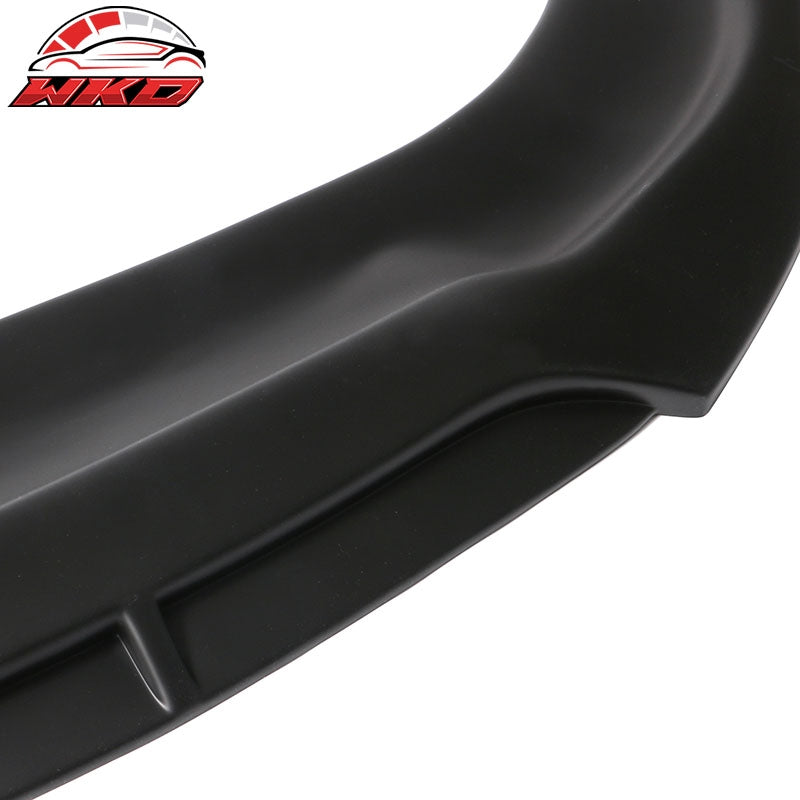 Fits 15-23 Dodge Charger SRT Front Bumper Lip Spoiler V2 Style PP Matte Black