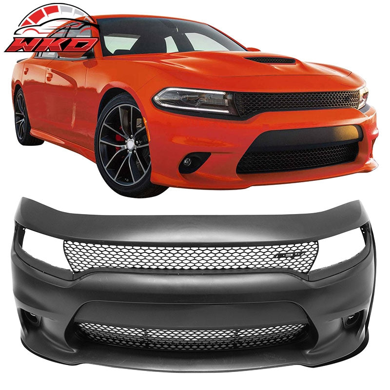 Wholesale 15-23 Dodge Charger SRT Hellcat Style Front Bumper Cover W/Fog Lamps PP