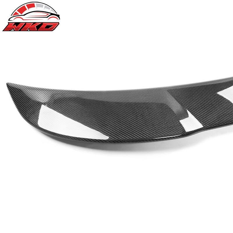 Fits 15-23 Dodge Charger SRT Hellcat Style Carbon Fiber Rear Trunk Spoiler Wing