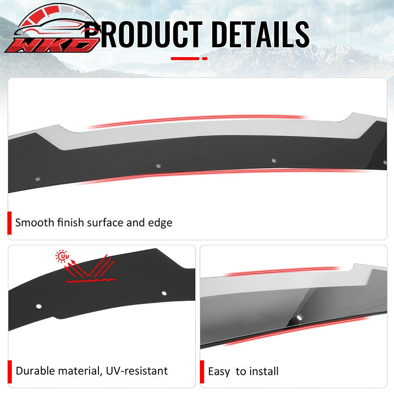 Fits 15-23 Dodge Charger SRT Hellcat Venom V2 Wickerbill Spoiler Gurney Flap PC