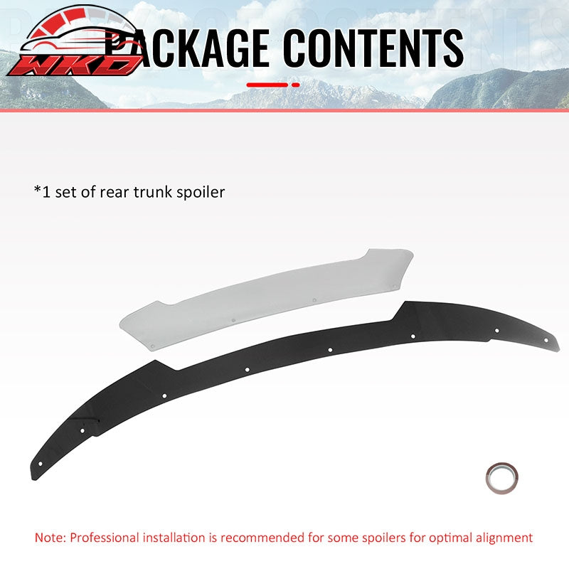 Fits 15-23 Dodge Charger SRT Hellcat Venom V2 Wickerbill Spoiler Gurney Flap PC