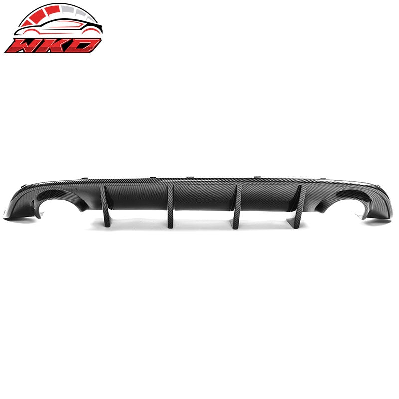 Fits 15-23 Dodge Charger SRT Carbon Fiber Print Rear Bumper Diffuser OE Style PP