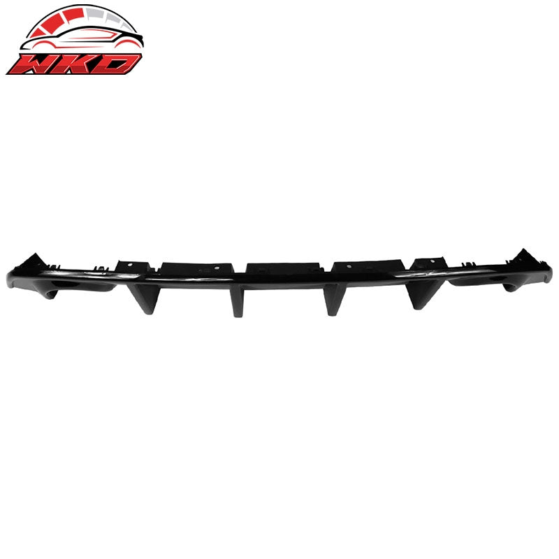 Fits 15-23 Dodge Charger SRT OE Style Rear Bumper Lip Diffuser Gloss Black PP