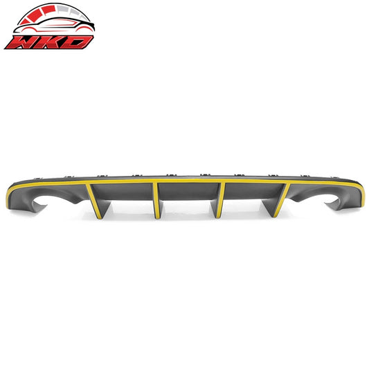 Wholesale 15-23 Dodge Charger SRT OE Style Rear Diffuser with Yellow Reflective Tape