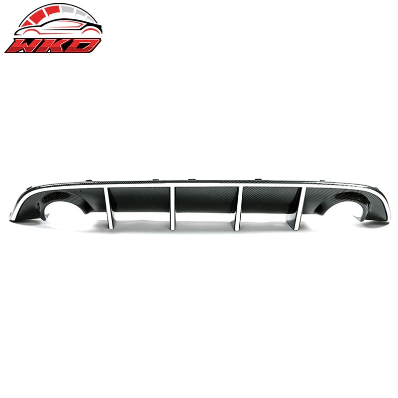 Fits 15-23 Dodge Charger SRT OE Style Rear Diffuser with White Reflective Tape