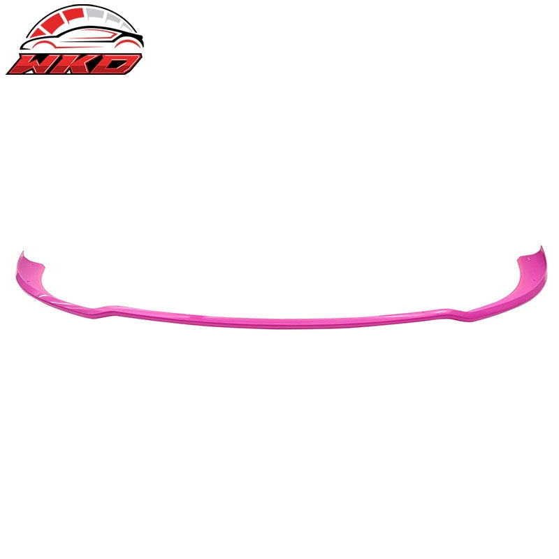 Fits 15-23 Dodge Charger SRT Pink Front Bumper Lip Protector ABS Injection 1PC