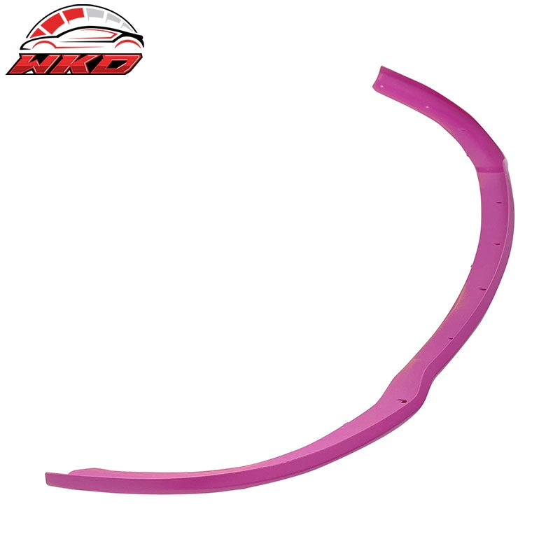Fits 15-23 Dodge Charger SRT Pink Front Bumper Lip Protector ABS Injection 1PC