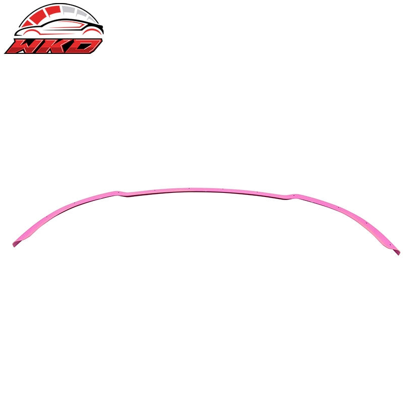 Fits 15-23 Dodge Charger SRT Pink Front Bumper Lip Protector ABS Injection 1PC