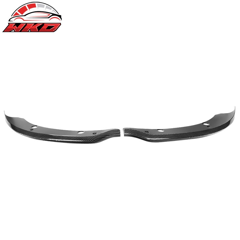 Fits 15-23 Dodge Charger SRT Scat Pack Carbon Fiber Print Front Lip Splitter