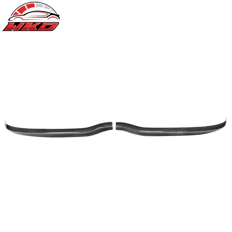 Fits 15-23 Dodge Charger SRT Scat Pack Carbon Fiber Print Front Lip Splitter