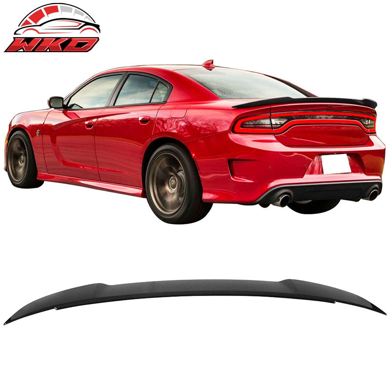 Wholesale 15-23 Dodge Charger SRT Style Gloss Black Rear Trunk Spoiler Wing Lip ABS