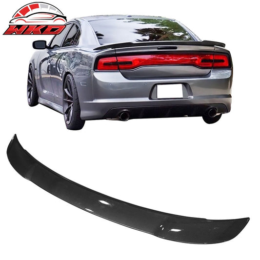 Wholesale 11-14 Dodge Charger SRT Style Trunk Spoiler Wing Carbon Fiber Print ABS
