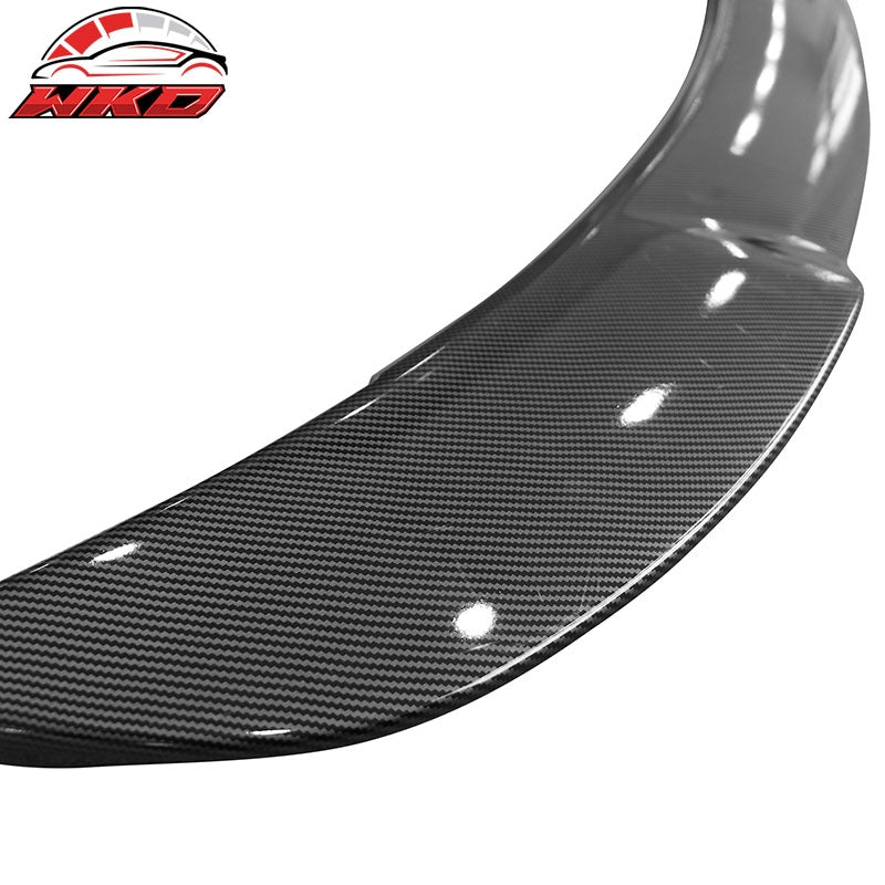 Fits 11-14 Dodge Charger SRT Style Trunk Spoiler Wing Carbon Fiber Print ABS