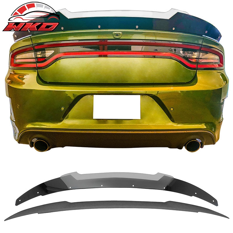 Wholesale 11-23 Dodge Charger SRT Style Trunk Spoiler Venom V2 Wickerbill Gurney Flap