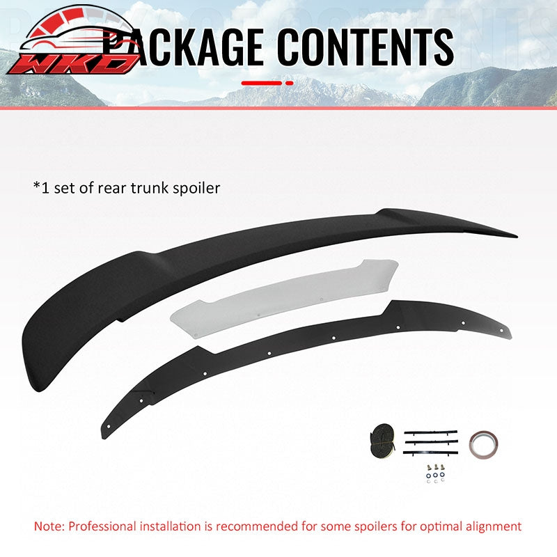 Fits 11-23 Dodge Charger SRT Style Trunk Spoiler Venom V2 Wickerbill Gurney Flap