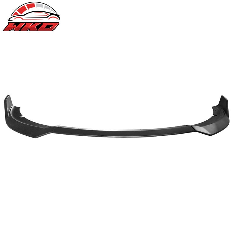 Fits 15-23 Dodge Charger SRT V1 Style Front Bumper Lip 3PC ABS - Matte Black