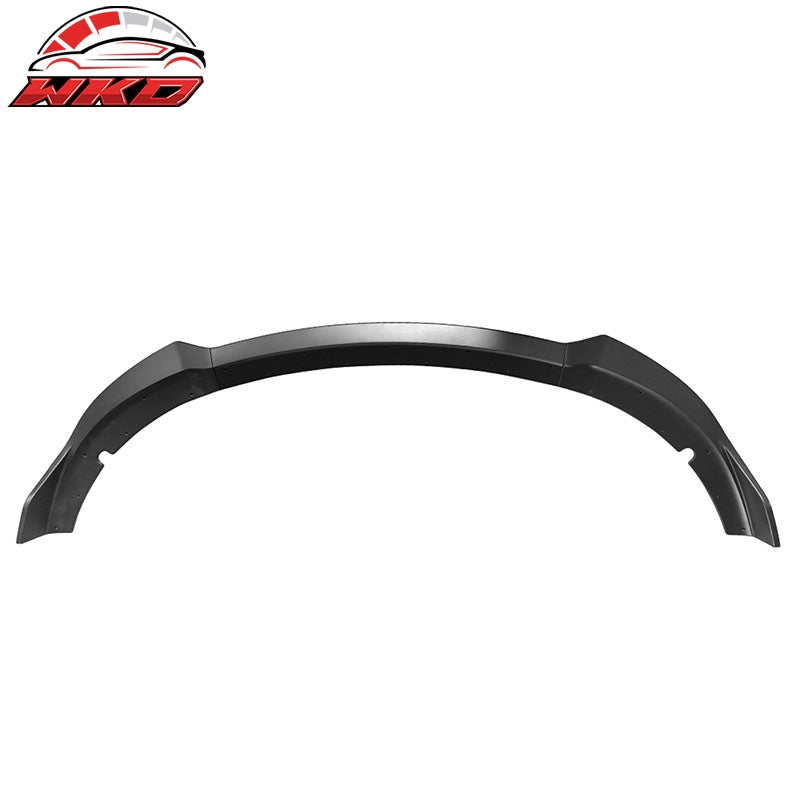 Fits 15-23 Dodge Charger SRT V1 Style Front Bumper Lip 3PC ABS - Matte Black