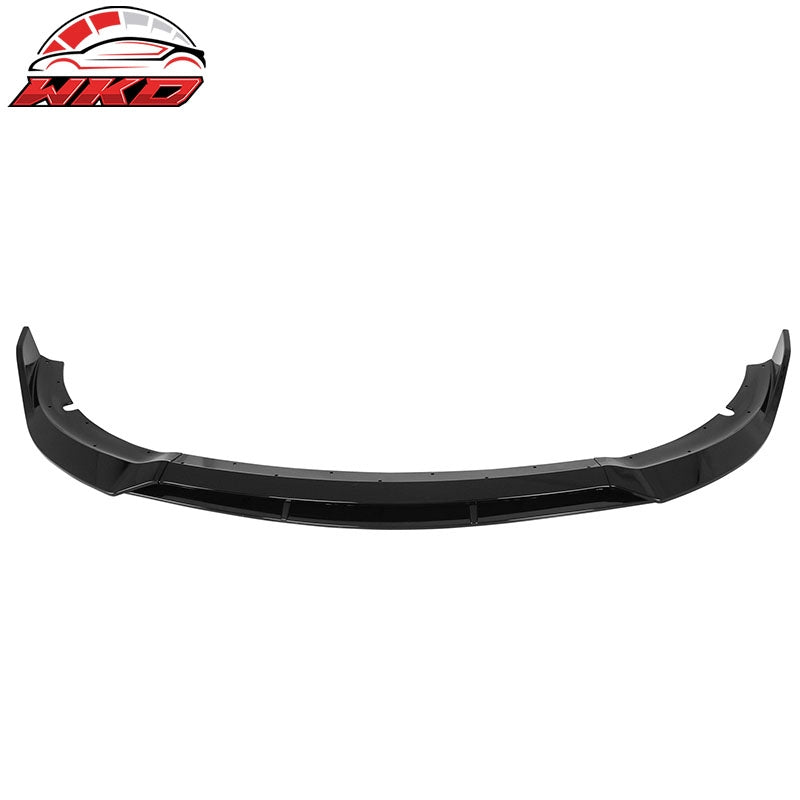 Wholesale 15-23 Dodge Charger SRT V2 Front Bumper Lip Spoiler Gloss Black ABS 4PCS - Wikond Auto