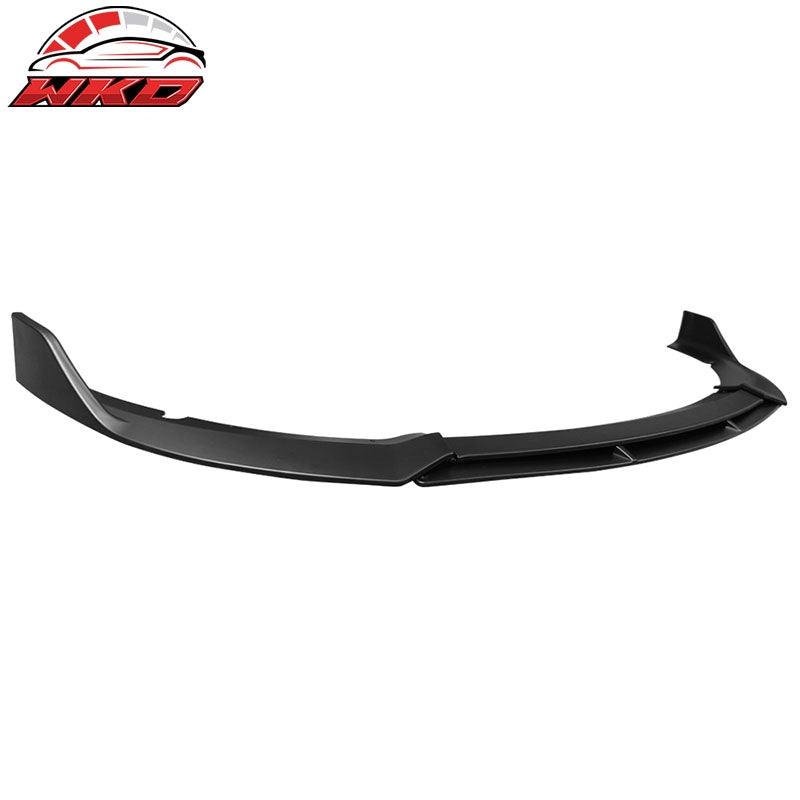 Fits 15-23 Dodge Charger SRT V2 Style Front Lip Spoiler Matte Black ABS 4PC